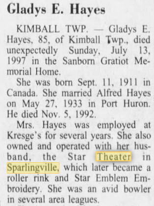 Star Theatre - 14 July 1997 Obituary For Owner (newer photo)